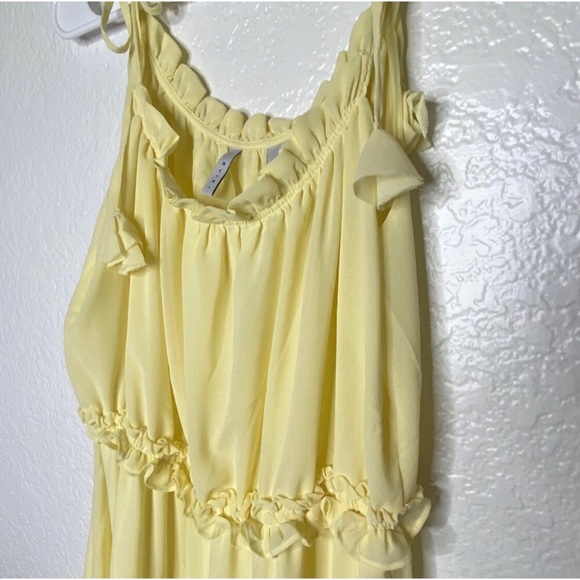 Yellow Layered Evie Dress - Picture 5 of 8
